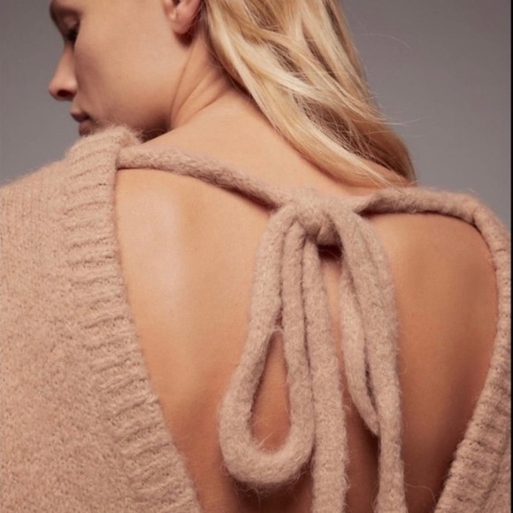 Zara sweater dress with open back - Picture 4 of 8